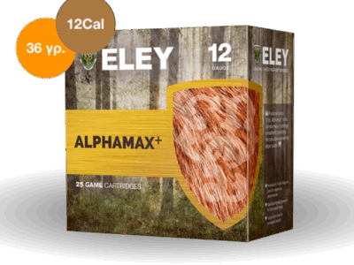 Φυσίγγια Eley Alphamax 36gr Δράμια 9βολα Cal12